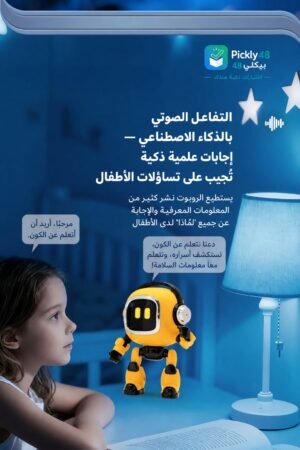 روبوت AI الذكي للأطفال | رفيق التعلّم والمرح.