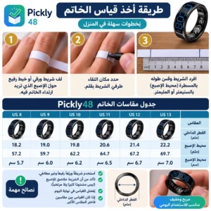 طريقة قياس الخاتم